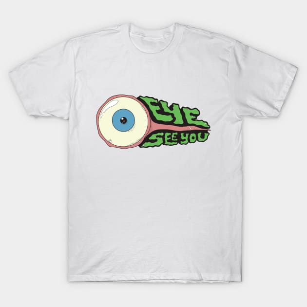 Eye See You - Doodle Art Design T-Shirt by KroomanL